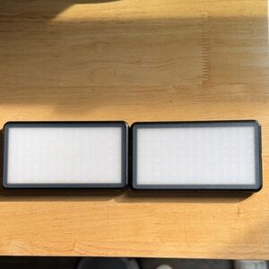 Portable Dual LED Video Light Panels - Black LUME CUBE